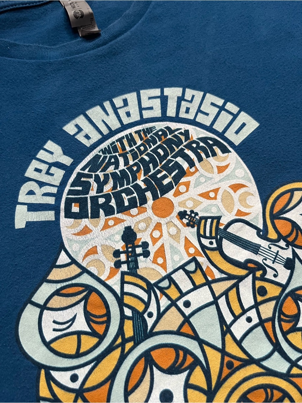 🎸 '23 Trey Anastasio Phish Nat. Symphony Orchestra Wolf Trap Virginia Tee - Picture 8 of 13